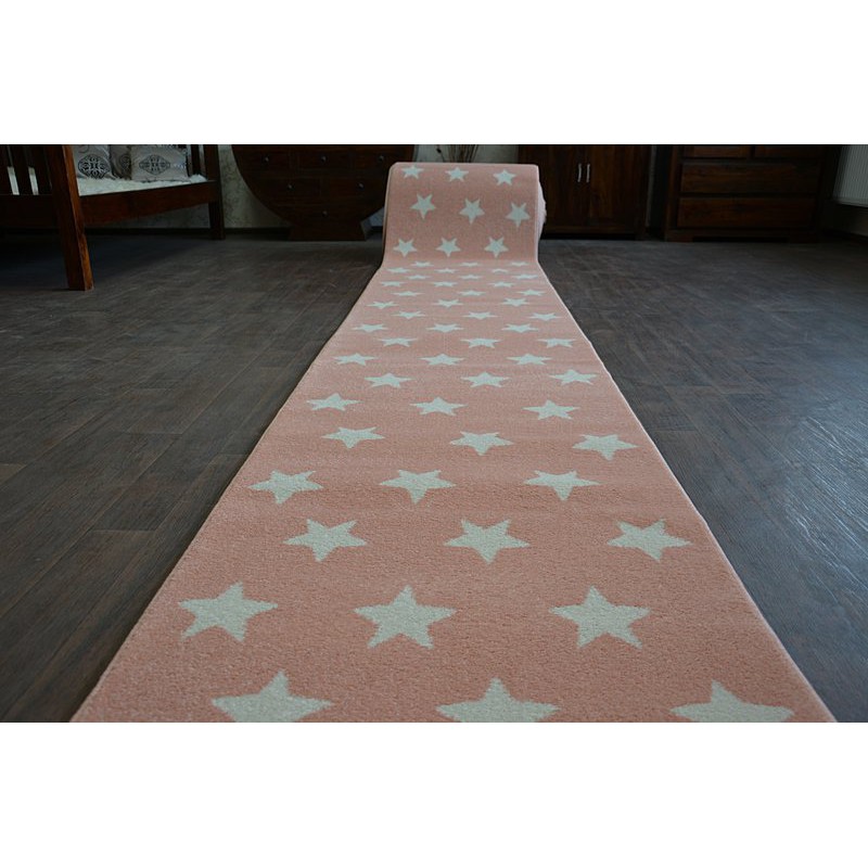 Modern Thick Hall Runner SKETCH STARS turquoise Width 80-120cm extra long Stairs