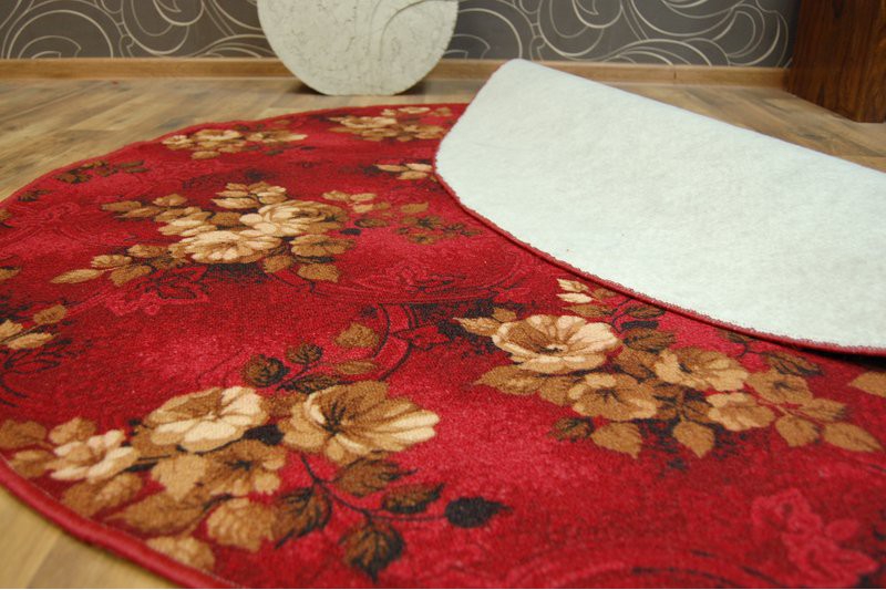 CHEAP /& Qualité Tapis Rond feltback wilstar Red Bedroom Rug toute taille