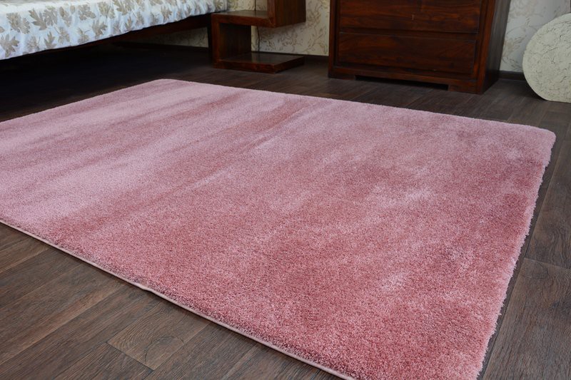 AMAZING SOFT & THICK RUG SHAGGY "MICRO" Polyester Rose ...